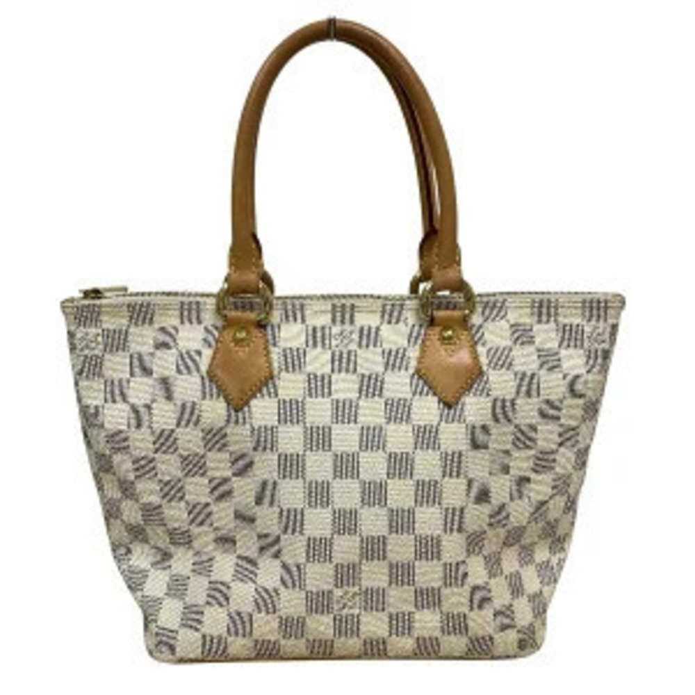Louis Vuitton Damier Azur White Saleya Bag Tote Handbag